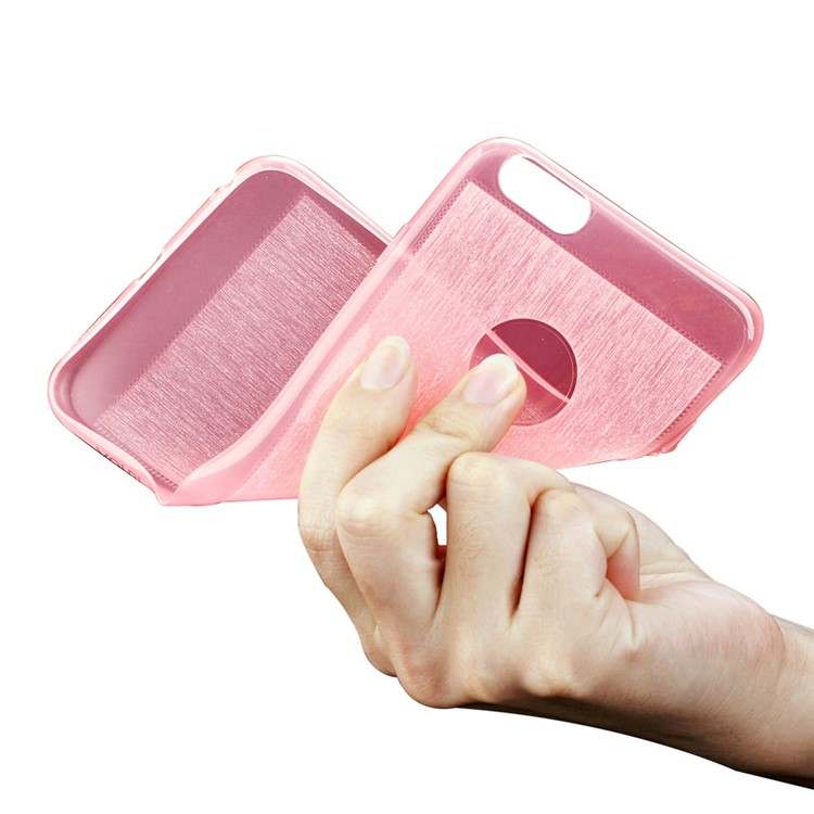 VOUNI Glitter TPU Phone Case for iPhone 6s Plus/6 Plus - Rose Gold-5