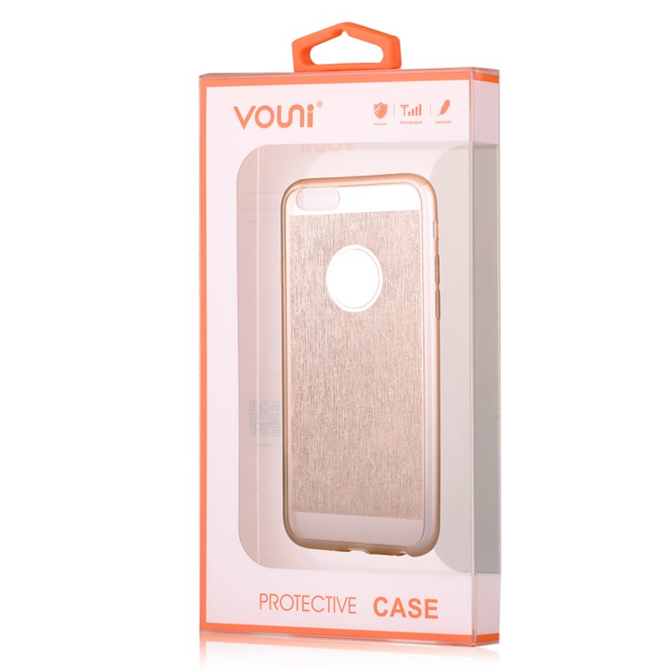 VOUNI Glitter TPU Phone Case for iPhone 6s Plus/6 Plus - Rose Gold-7