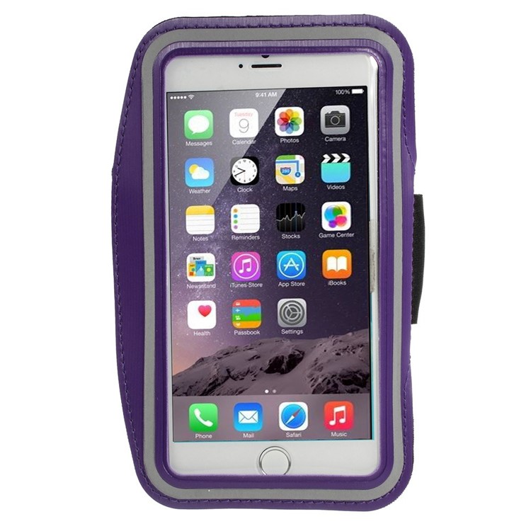 Laufsportbandbeutelschale Für Iphone 6 Plus Laufend / 6s Plus, Größe: 160 x 85 mm - Violett