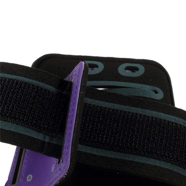 Running Sports Armband Pouch Shell for iPhone 6 Plus / 6s Plus, Size: 160 x 85mm - Purple-5