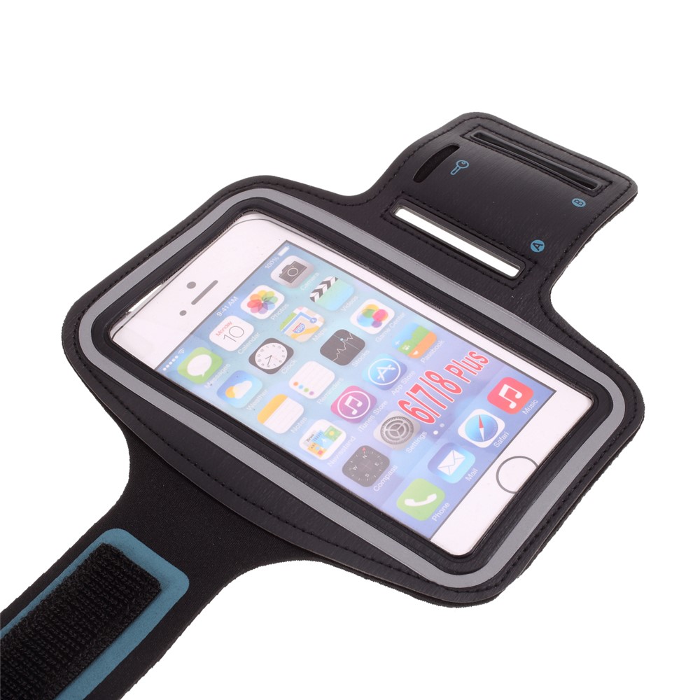 Running Sports Armband Case for iPhone 6 Plus / 6s Plus, Size: 160 x 85mm - Black-4