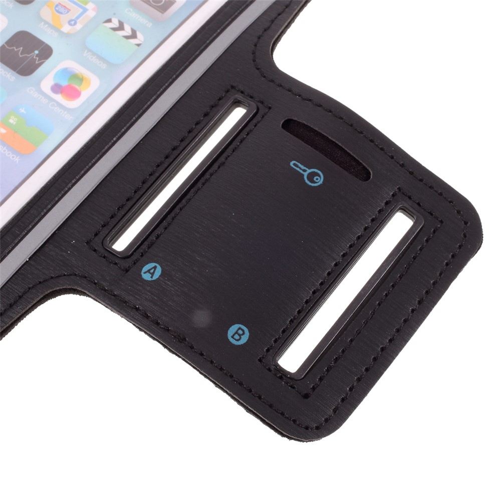 Caja De Brazalete Deportiva Para IPhone 6 Plus / 6s Plus, Tamaño: 160 X 85mm - Negro