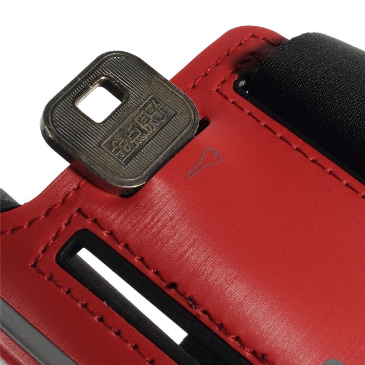 Bolsa de Estojo de Braçadeira Esportiva Para Esportes Para o Iphone 6 Plus / 6s Mais, Tamanho: 160 x 85mm - Vermelho-7