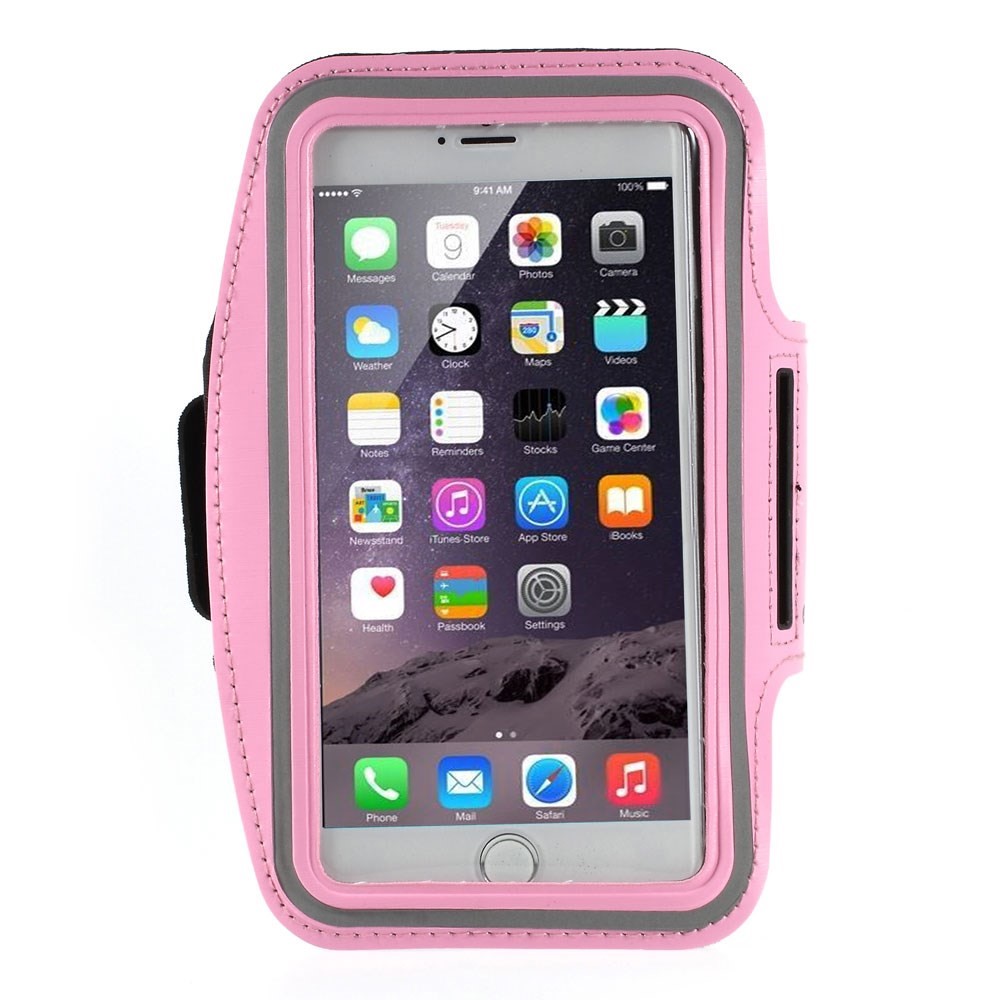 Running Sports Armband Case Pouch for iPhone 6 Plus / 6s Plus, Size: 160 x 85mm - Pink-1