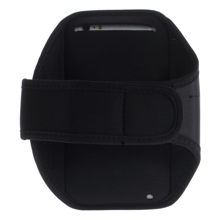 For iPhone 6 Plus / 6s Plus Sweat-absorbent Gym Sport Armband, Size: 17.5 x 11.5cm - Black-2