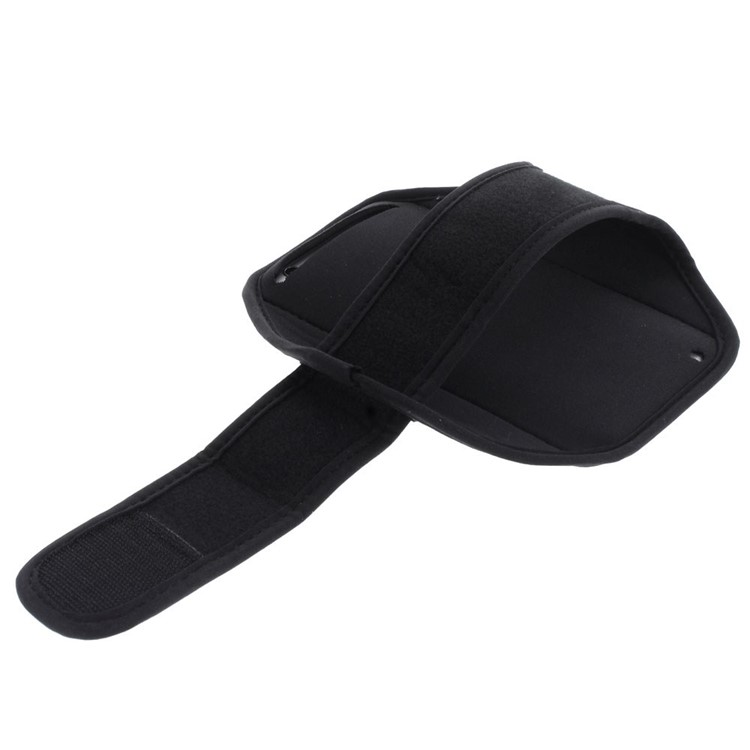For iPhone 6 Plus / 6s Plus Sweat-absorbent Gym Sport Armband, Size: 17.5 x 11.5cm - Black-3