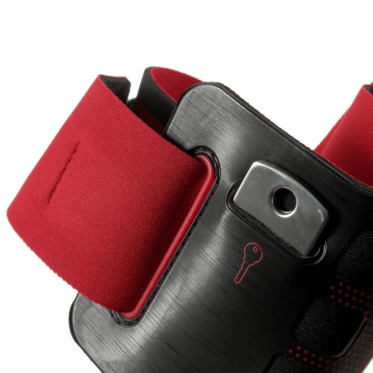 Polka Dots Key Holder Sports Armband Case for iPhone 6s / 6 4.7 inch, Size: 16.5 x 9.5cm - Red-5
