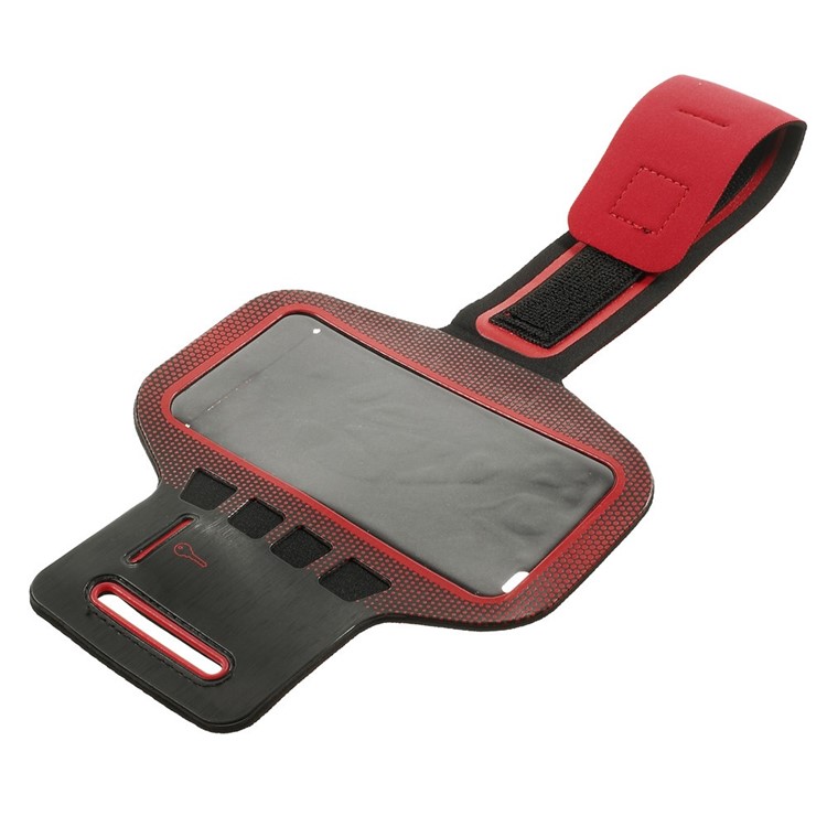 Polka Dots Key Holder Sports Armband Case for iPhone 6s / 6 4.7 inch, Size: 16.5 x 9.5cm - Red-9