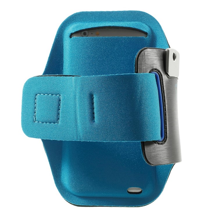 Polka Dots Sports Armband Case for iPhone 6s 6 4.7 inch w/ Key Holder, Size: 16.5 x 9.5cm - Blue-2