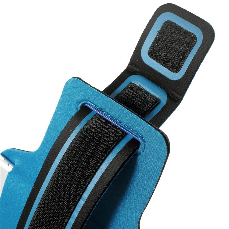 Polka Dots Sports Armband Case for iPhone 6s 6 4.7 inch w/ Key Holder, Size: 16.5 x 9.5cm - Blue-6
