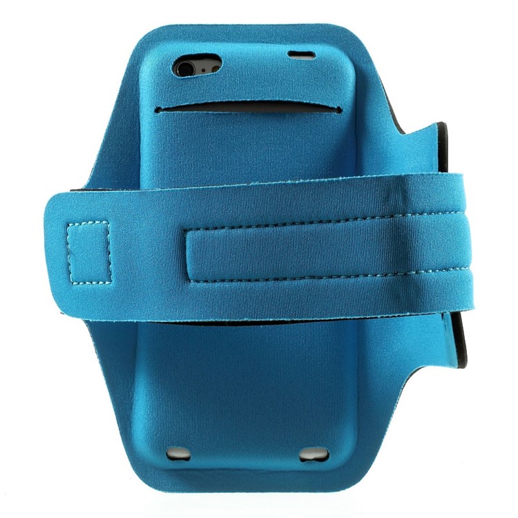 Polka Dots Running Sports Armband for iPhone 6 Plus / 6s Plus 5.5-inch w/ Key Holder - Blue-2