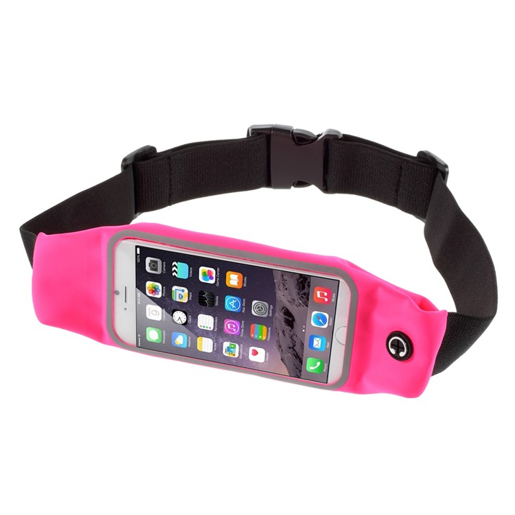 Correr Bolso de Cinturón de Cintura Deportiva Para Iphone 6s Plus / Galaxy Note5, Tamaño: 165 x 85 mm - Rosa