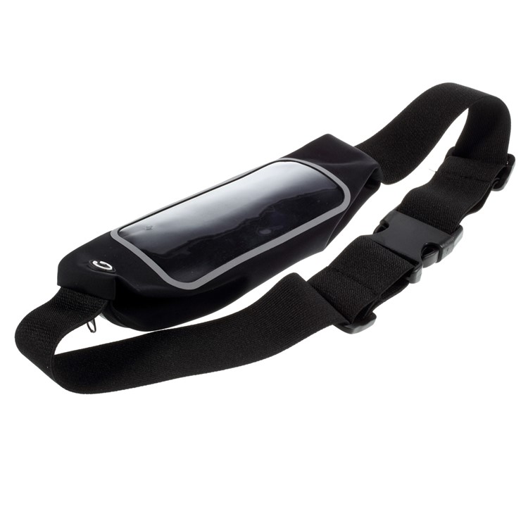 Touch Screen Running Belt Cinty Bag Para Iphone 6/6s/7/8/se (2020)/SE (2022) 4.7, Tamanho: 149 x 75mm - Preto