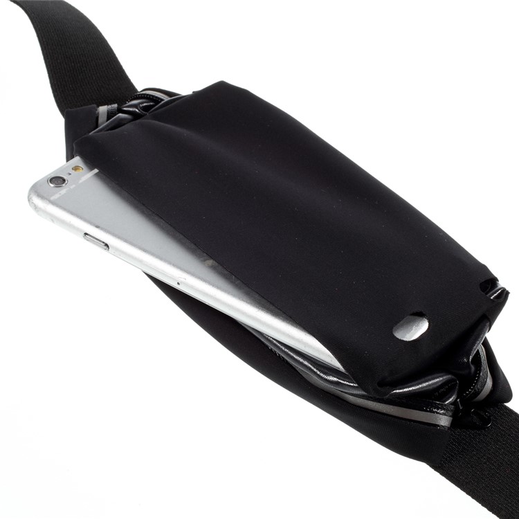 Touch Screen Running Belt Waist Pack Bag for iPhone 7 6 6s 4.7, Size: 149 x 75mm - Black-6