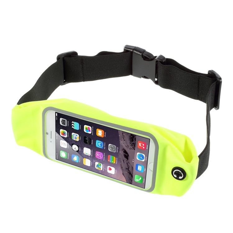 Touchscreen Sport Gürtel Hüfttasche Für IPhone 7 6 6s / Galaxie S6 G920, Größe: 149 X 75mm - Grün-1