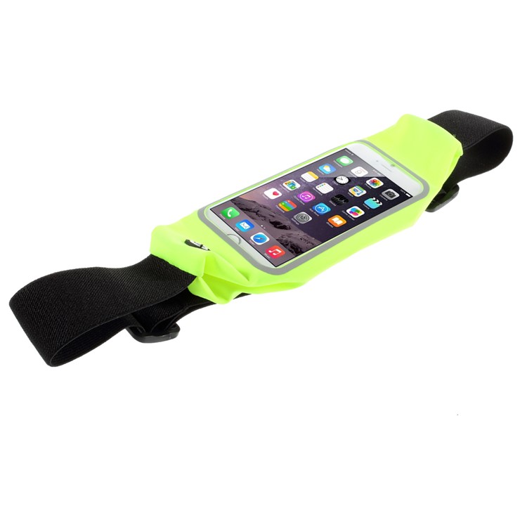 Touchscreen Sport Gürtel Hüfttasche Für IPhone 7 6 6s / Galaxie S6 G920, Größe: 149 X 75mm - Grün-3