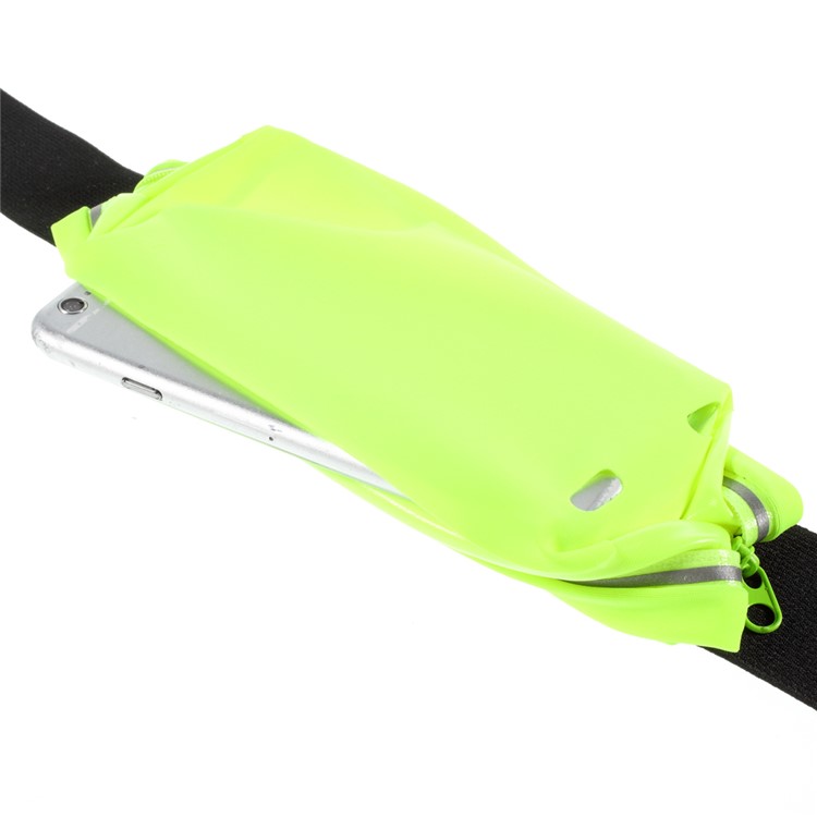 Touchscreen Sport Gürtel Hüfttasche Für IPhone 7 6 6s / Galaxie S6 G920, Größe: 149 X 75mm - Grün-6
