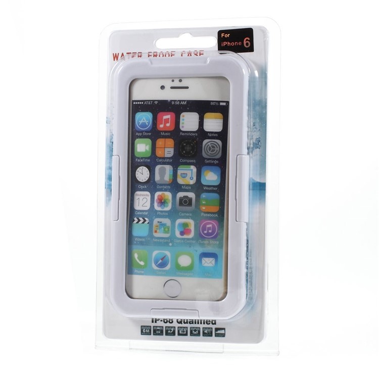IP-68 Waterproof Dustproof Shockproof Case for iPhone 6 4.7 inch - White-7