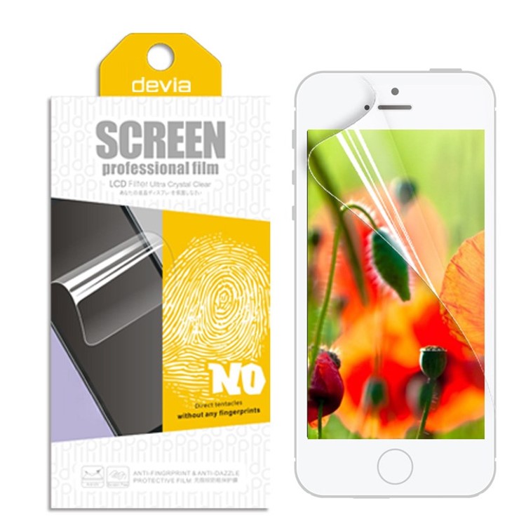 Devia Anti Fingerprint Screen Protector Film for iPhone SE 5s 5-1