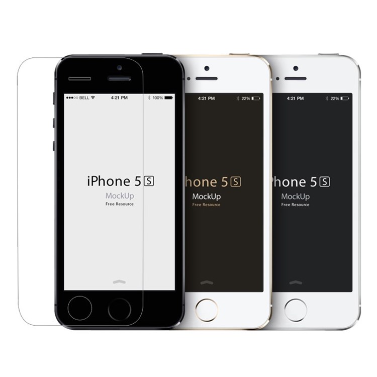 Devia High Penetration Screen Protector Film for iPhone SE 5s 5 - Front and Rear-3