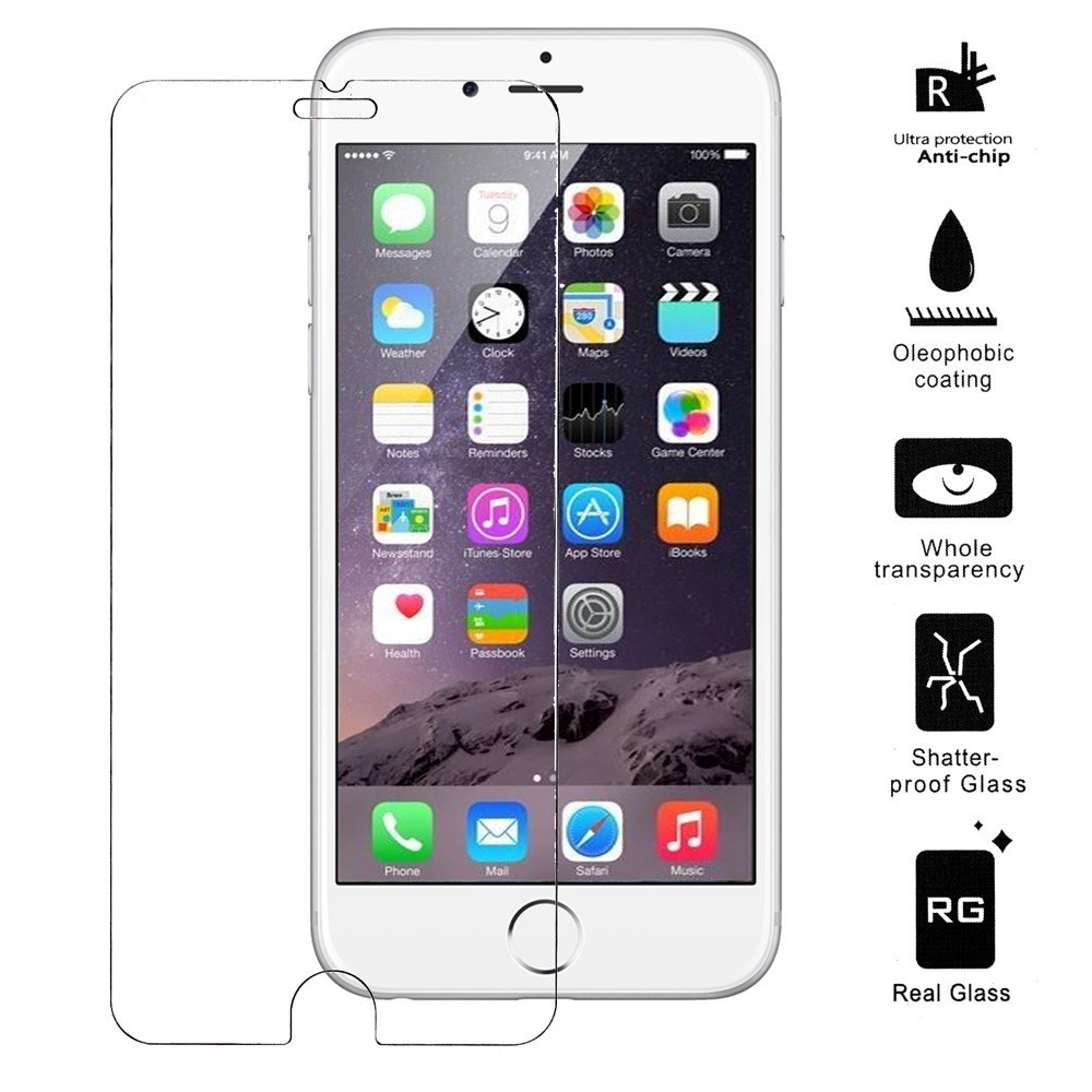 Calans 0.3mm Anti-shatter Tempered Glass Screen Protector for iPhone 6s Plus / 6 Plus 5.5 inch (Arc Edge)-1