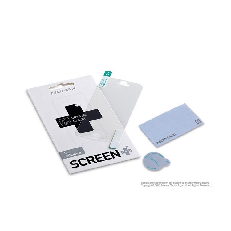 MOMAX HD Crystal Clear Screen Protector for iPhone 5 5C 5S-2