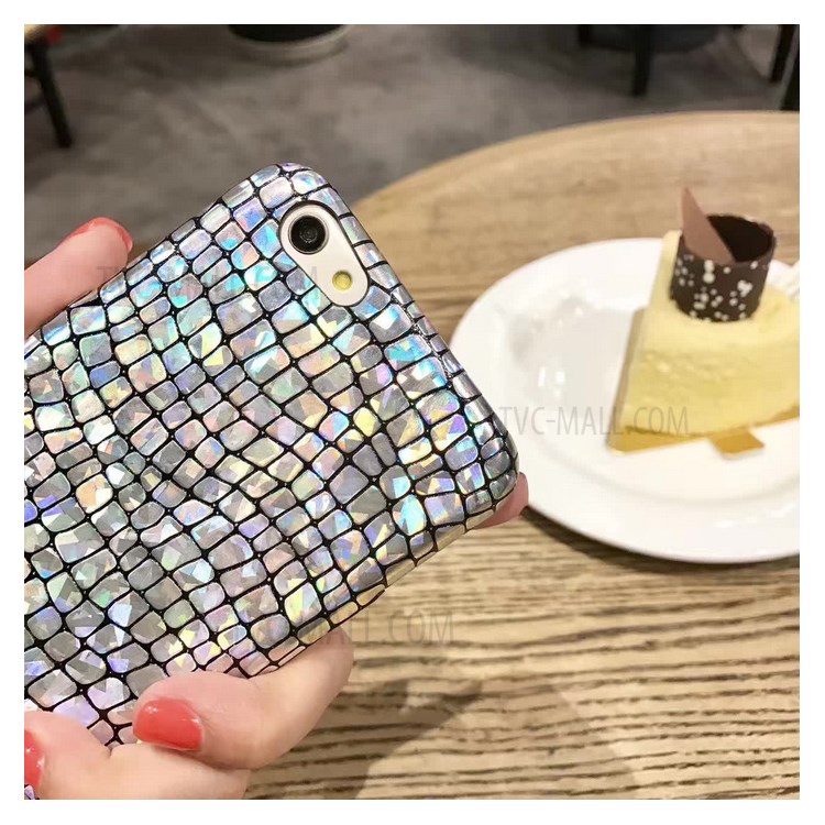 Fashion Laser Crocodile Texture Soft TPU Cell Phone Protective Back Shell for iPhone 6s / 6-4
