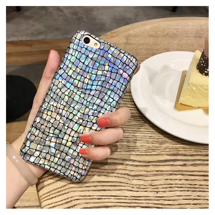 Eye-catching Laser Crocodile Texture Soft TPU Mobile Phone Case Accessory for iPhone 6s Plus / 6 Plus-3