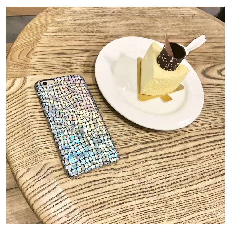 Eye-catching Laser Crocodile Texture Soft TPU Mobile Phone Case Accessory for iPhone 6s Plus / 6 Plus-5