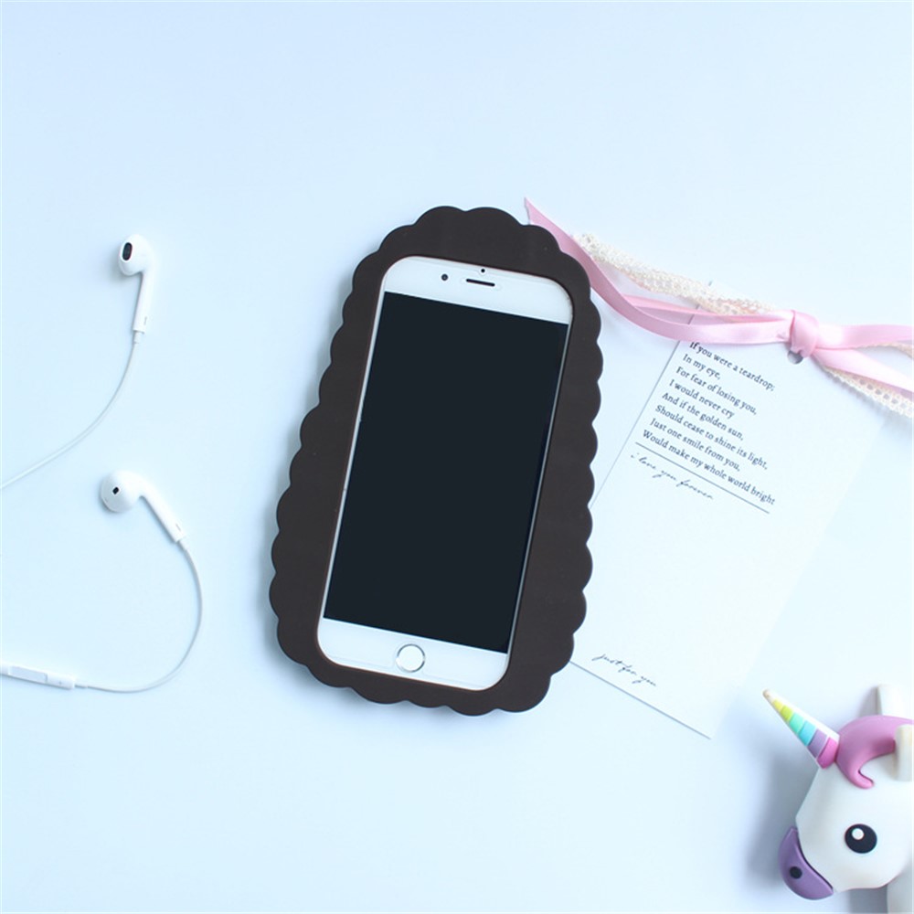 3D Cute Animal Silicone Mobile Phone Shell for iPhone 8 Plus / 7 Plus - Cat-2