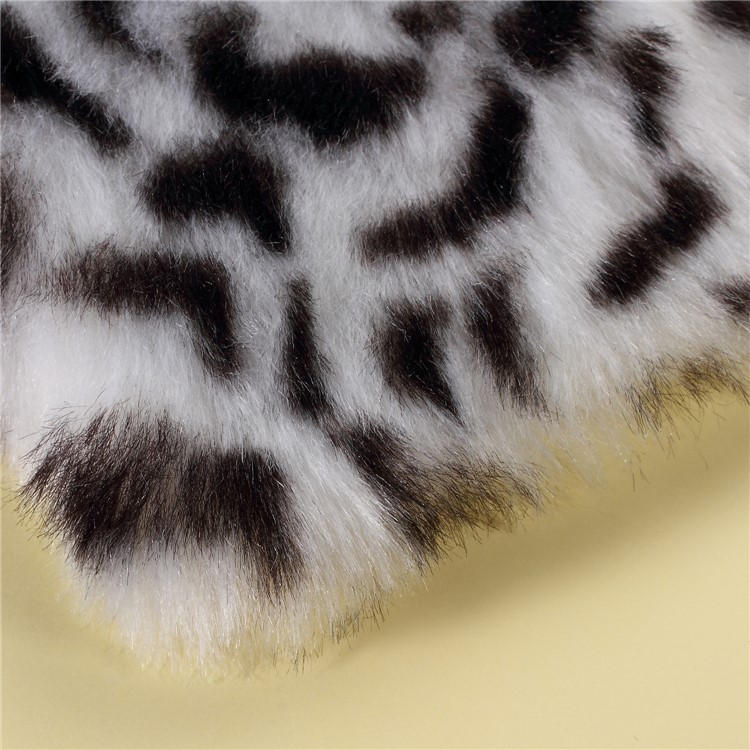 Soft Fur Coated TPU Mobile Phone Case for iPhone 6s Plus/6 Plus - White-6