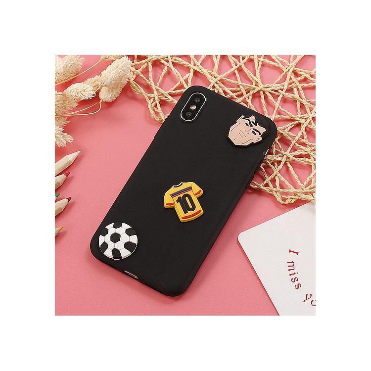 

3D Pattern Design TPU Cover Case for iPhone XS 5.8 inch - Football and Shirt, iPhone Xs