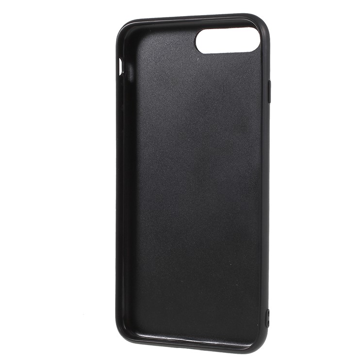KELOE Embossed Eagle Pattern Hybrid Mobile Casing Cover for iPhone 8 Plus / 7 Plus 5.5 inch (PC + TPU + PU Leather) - Silver-6