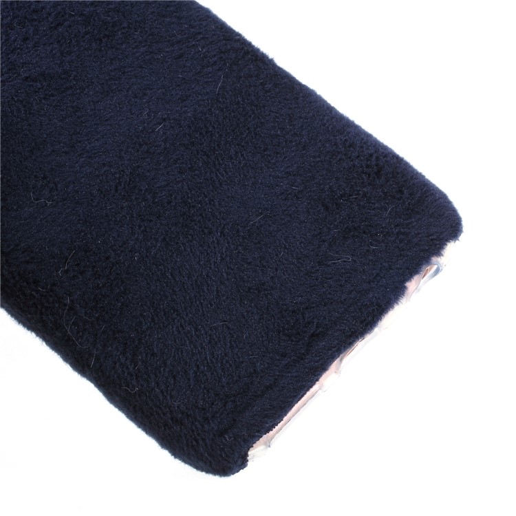 Fluffy Fur Coated TPU Case for iPhone 6s/6 - Dark Blue-7