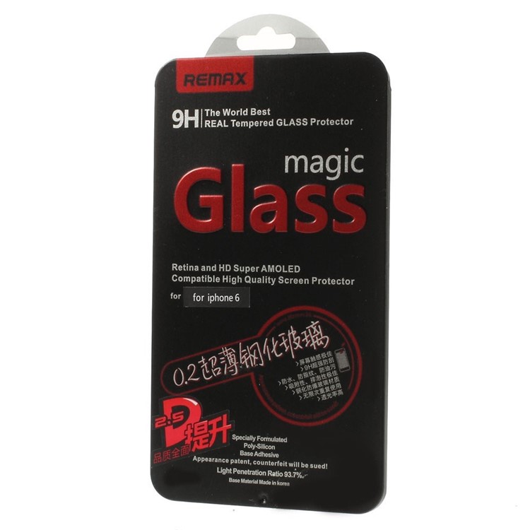 REMAX Ultra-thin 0.2mm 9H Tempered Glass Screen Film for iPhone 6s Plus / 6 Plus-7