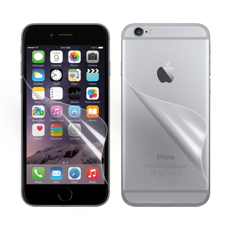 HD Front and Back Protective Film for iPhone 6s Plus / 6 Plus 5.5 Inch-1