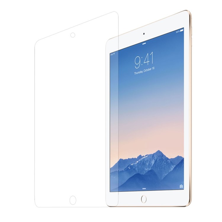 Para Ipad Air 2 / Pro 9.7 (borde de Arco) 0.3 mm Anti-explosión de la Pantalla de Protección de Pantalla de Vidrio Templado