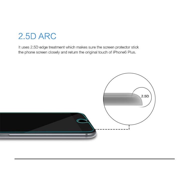 NILLKIN Amazing PE+ 9H Anti-blue-ray Eyes Care Anti-burst Tempered Glass Screen Film for iPhone 6s Plus / 6 Plus 5.5 inch-5