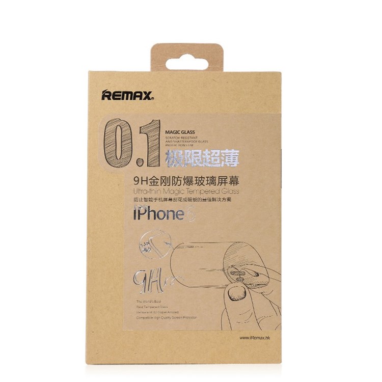 REMAX Ultra-Slim 0.1mm Magic Tempered Glass Film for iPhone 6 4.7 Inch / 6s-8