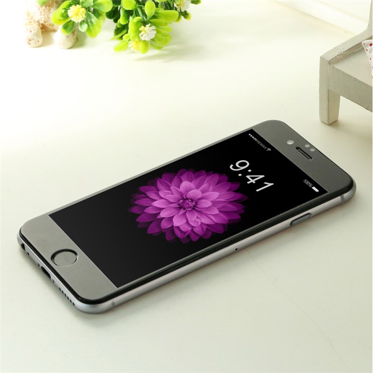REMAX Tempered Glass Screen Protector 9H for iPhone 6 6s Complete Covering Arc Edge - Black-8