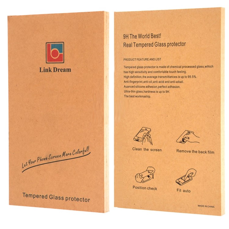 LINK DREAM Tempered Glass Screen Protector for iPhone 6 6s, 2.5D Arc-14