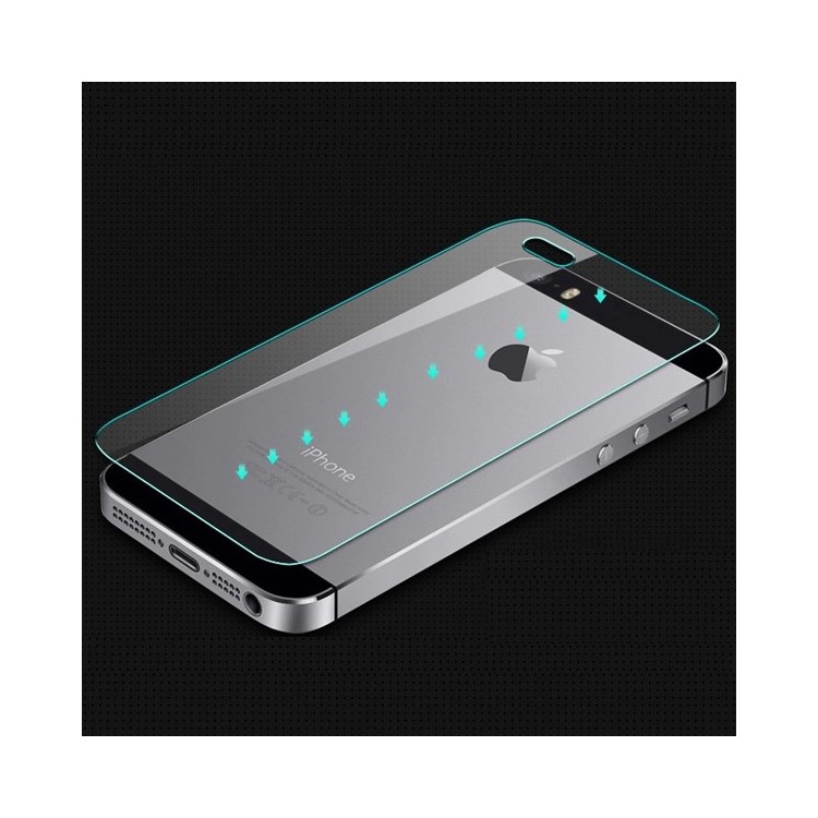 HAT PRINCE Tempered Glass Front & Rear Film for iPhone SE 5s 5 0.26mm 9H 2.5D Arc Edge-4