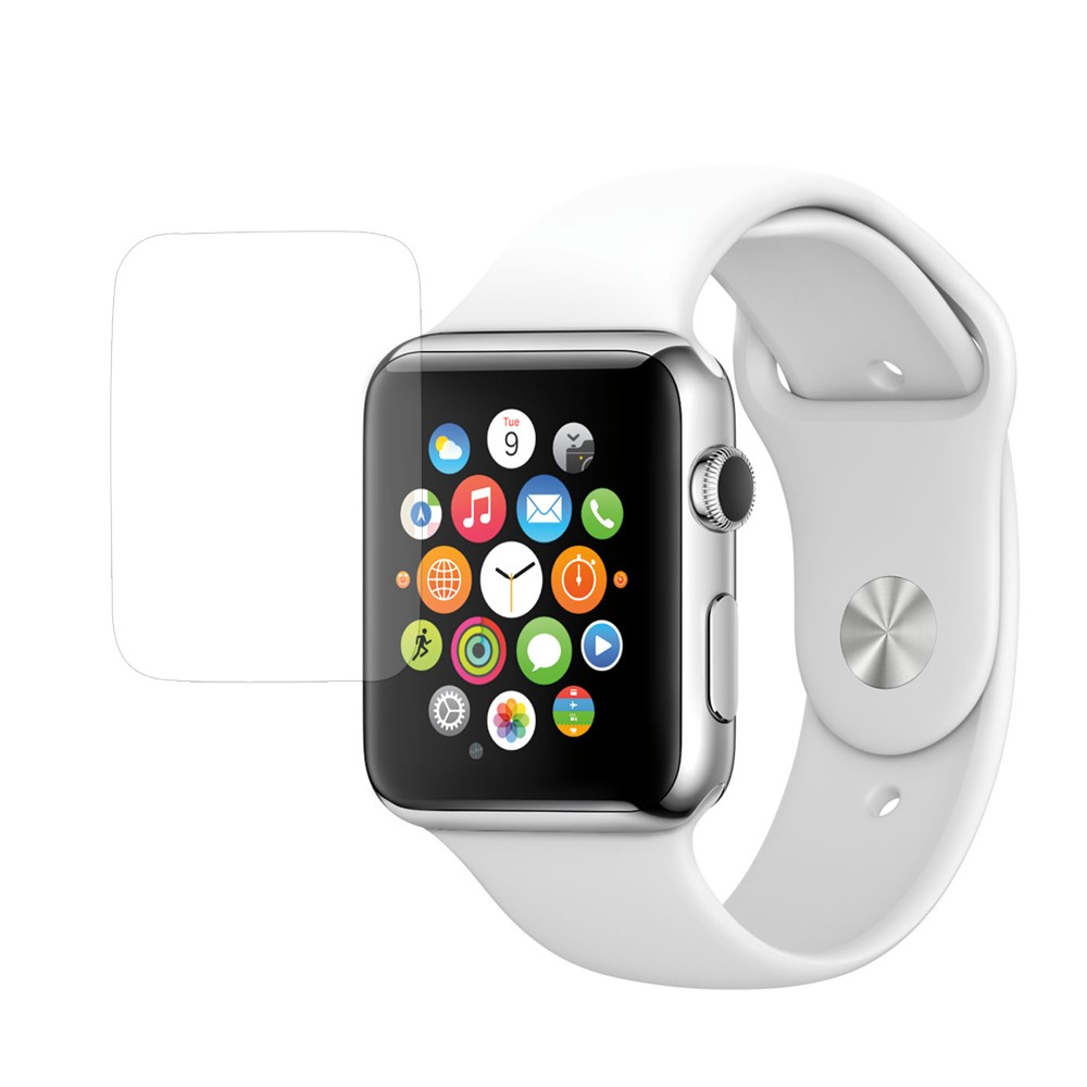 0.3mm 9H Tempered Glass Screen Film for Apple Watch 38mm Arc Edge-1