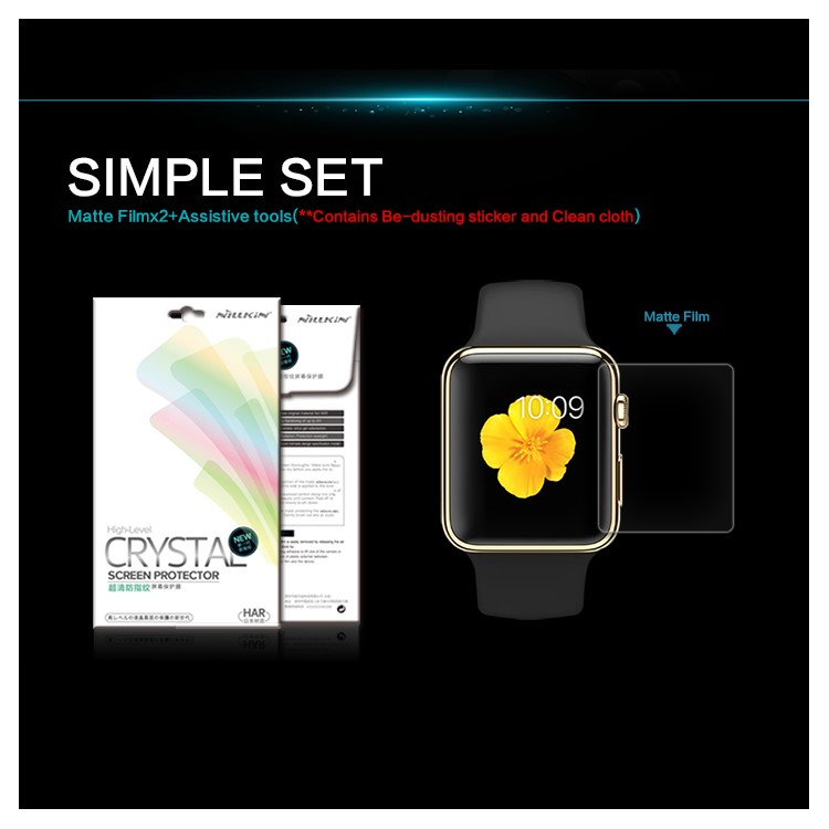 NILLKIN Ultra Clear Screen Film for Apple Watch (42mm) Anti-fingerprint-1