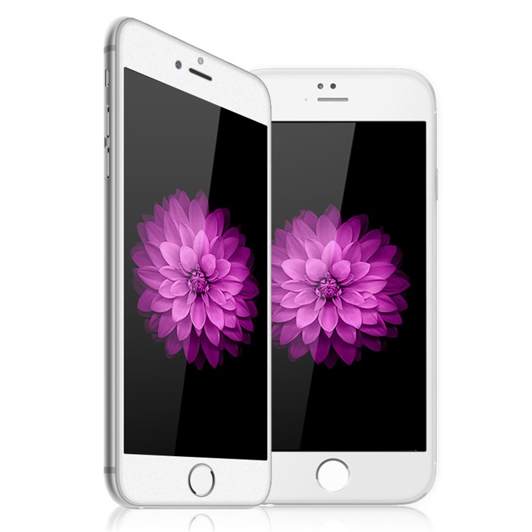 DEVIA Full Coverage Tempered Glass Screen Film for iPhone 6s Plus / 6 Plus 2.5D Arc Edge - White-1