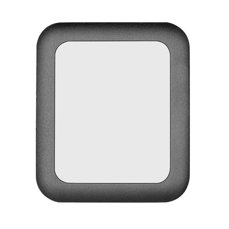 LINK DREAM 0.2mm Tempered Glass Screen Film for Apple Watch 38mm Full Coverage - Black-2