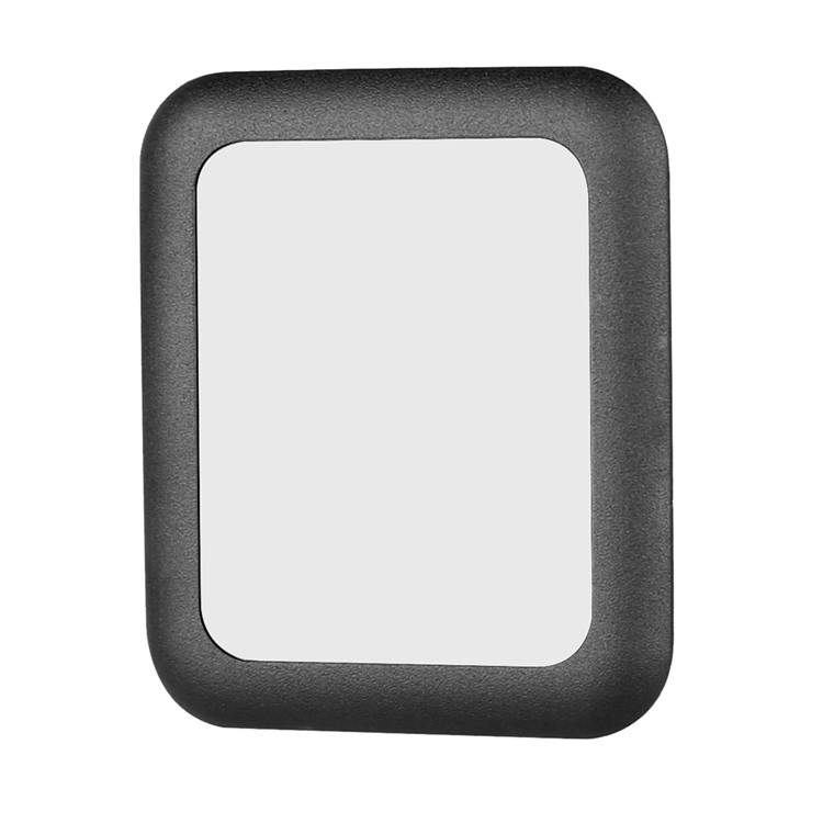 LINK DREAM 0.2mm Tempered Glass Screen Film for Apple Watch 38mm Full Coverage - Black-3