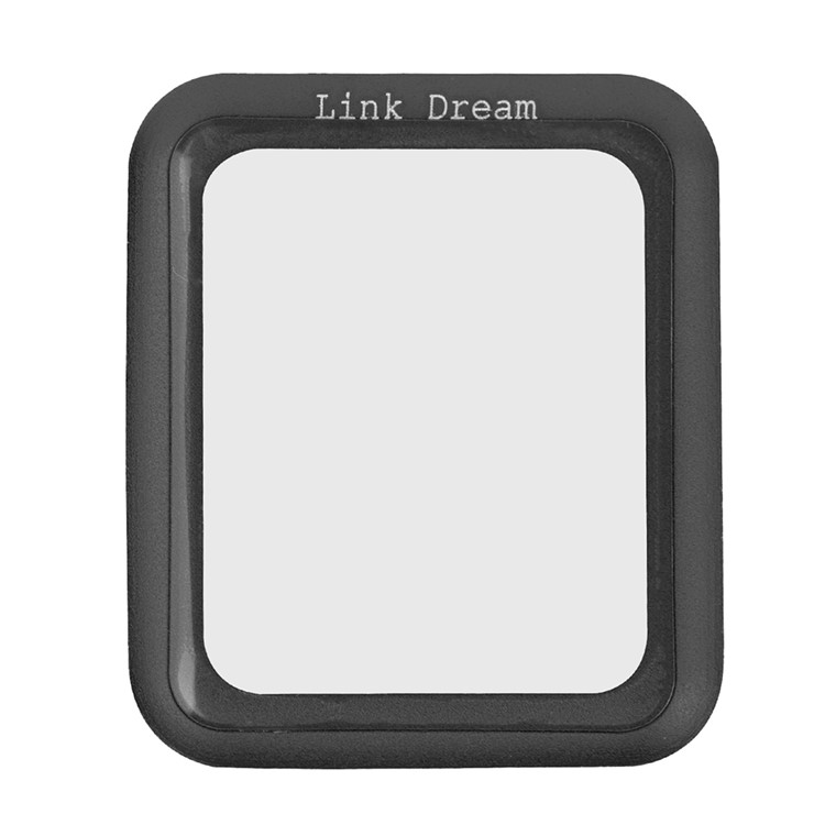 LINK DREAM 0.2mm Tempered Glass Screen Film for Apple Watch 38mm Full Coverage - Black-4