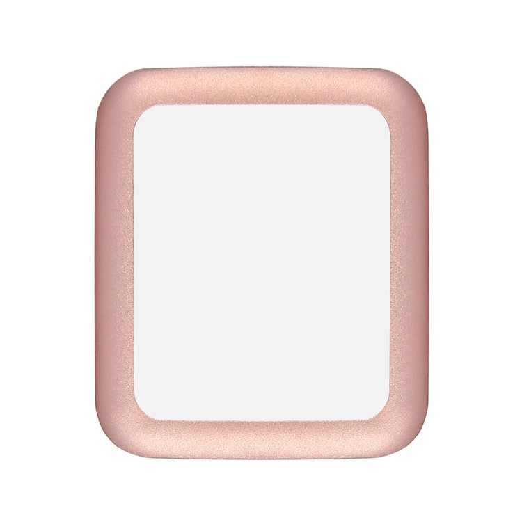 LINK DREAM Tempered Glass Screen Film for Apple Watch 42mm Full Coverage - Rose Gold-3