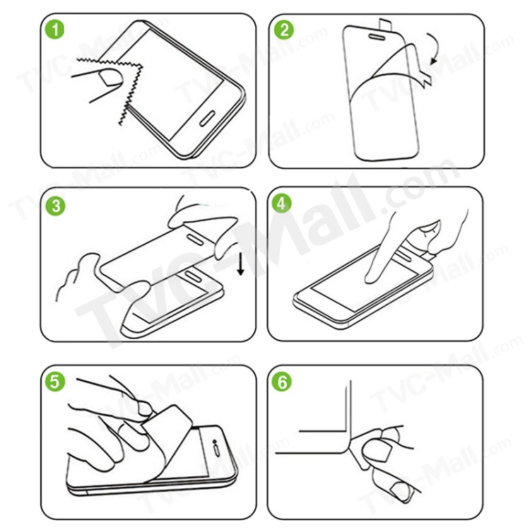 0.3mm 2.5D Matte Tempered Glass Screen Protector for iPhone 6 6s-6
